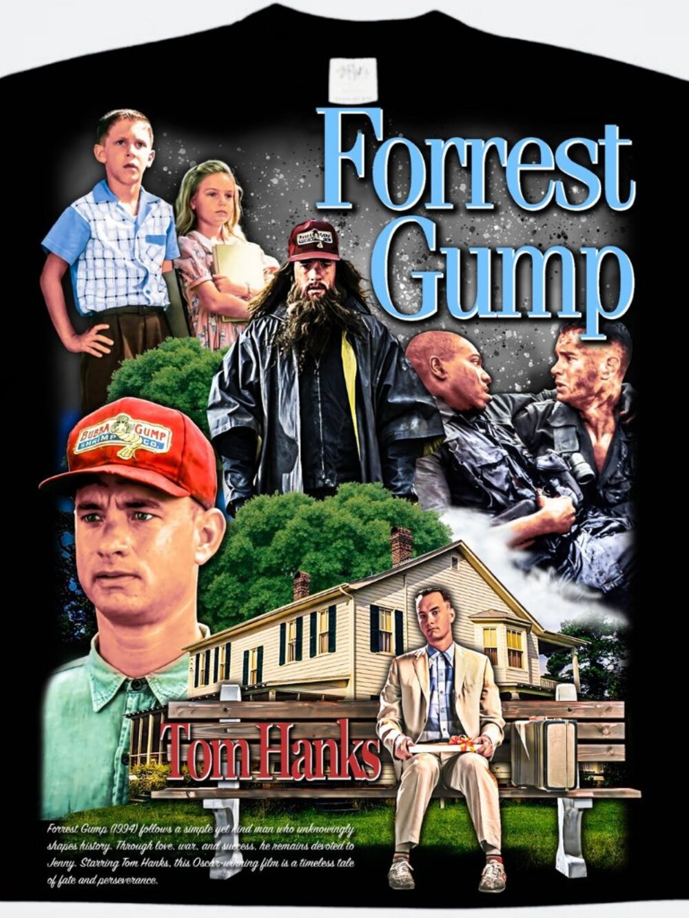 FORREST GUMP On SHAKA HEAVYWEIGHT T Shirt "Movie" modern